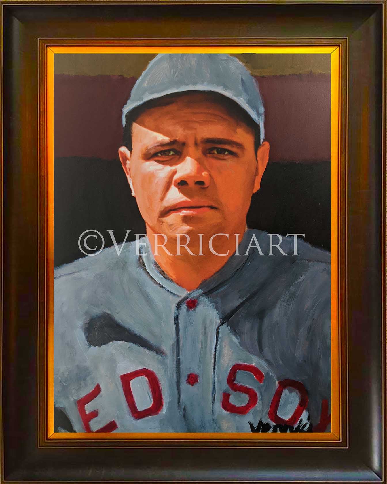 Babe Ruth - Baseball Paint By Numbers - Paint by numbers for adult