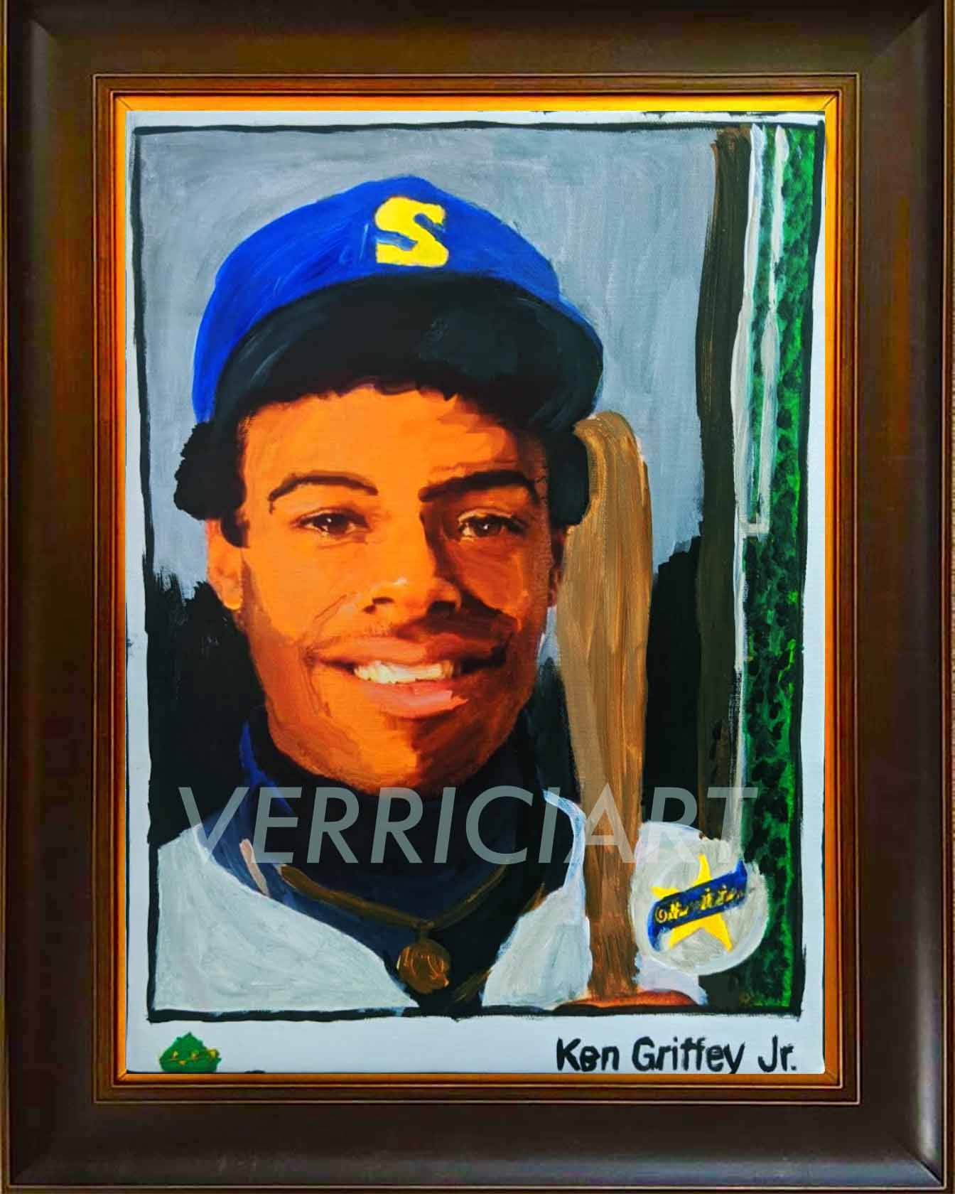  Ken Griffey Jr. Poster - Ken Griffey Jr. Artwork - Ken