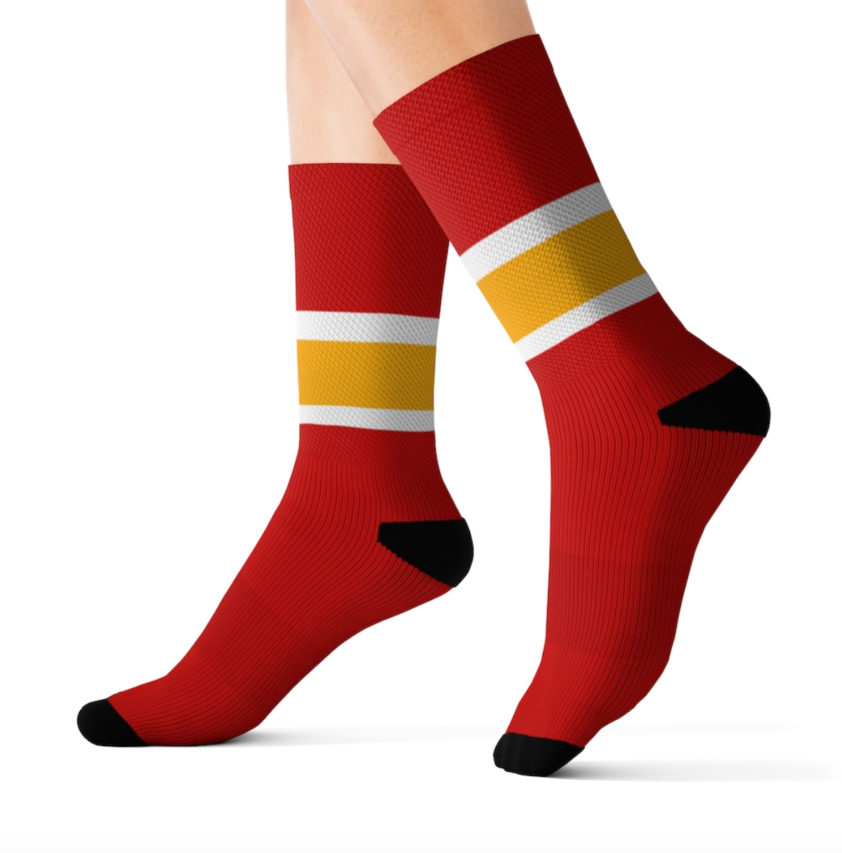 Kansas City Football Socks Red 