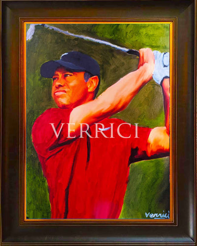 Tiger Woods Painting By Verrici