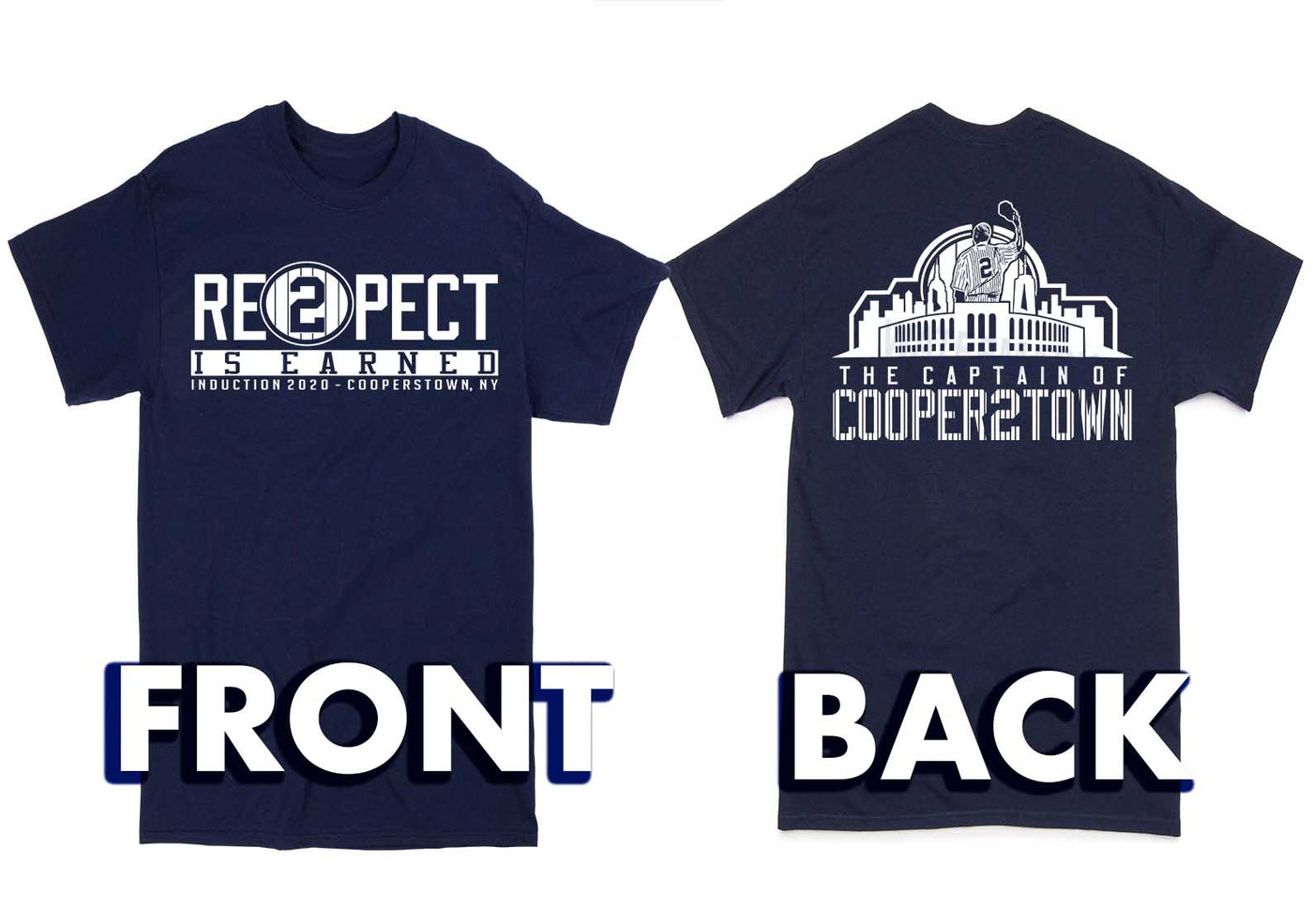 Respect is earned In Cooperstown Hall of Fame shirt