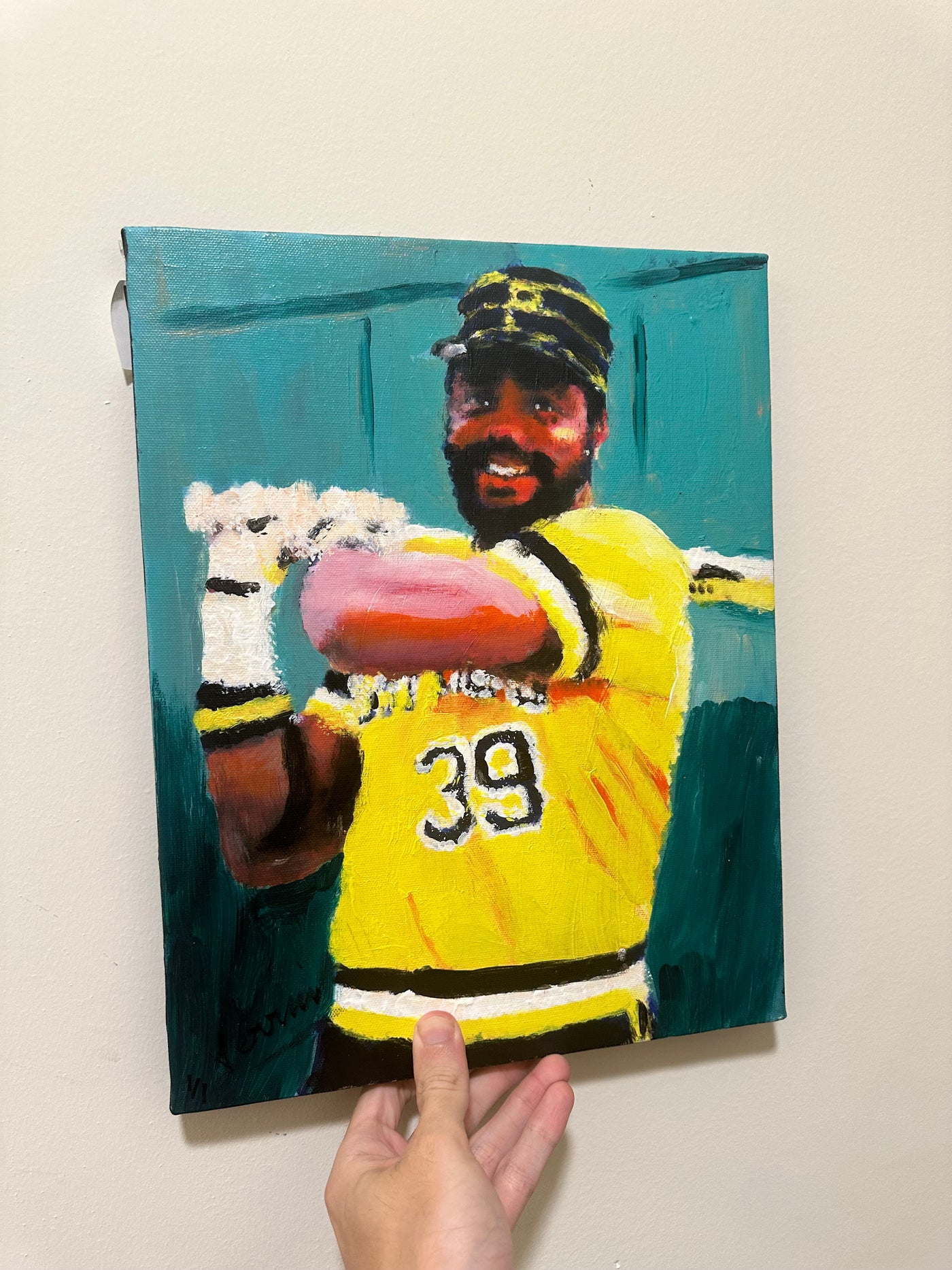 Dave Parker Pittsburgh pirates 11x14 painting