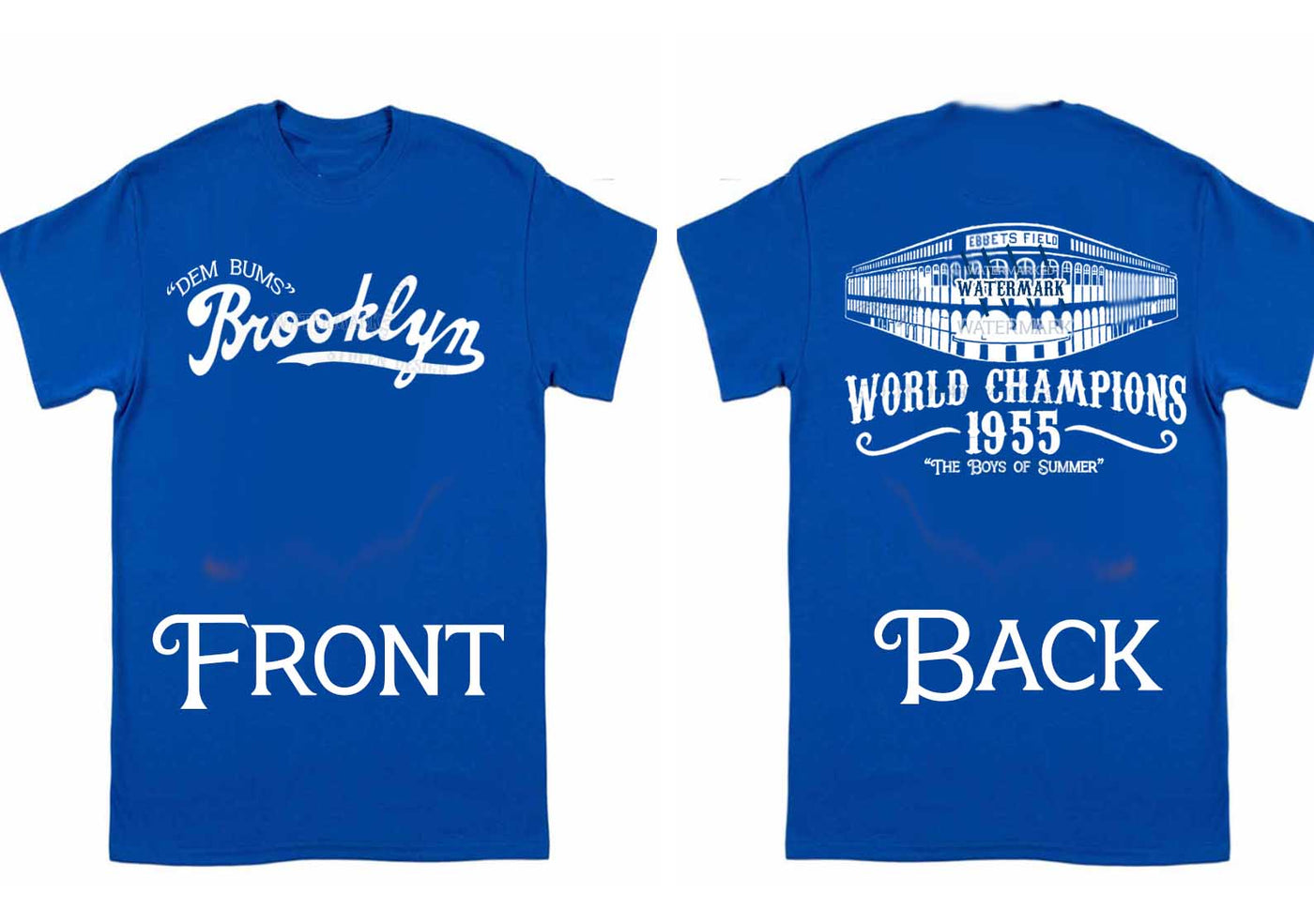 Dem Bums Ebbets Field 1955 World Champions Shirt Brooklyn Dodgers shirt