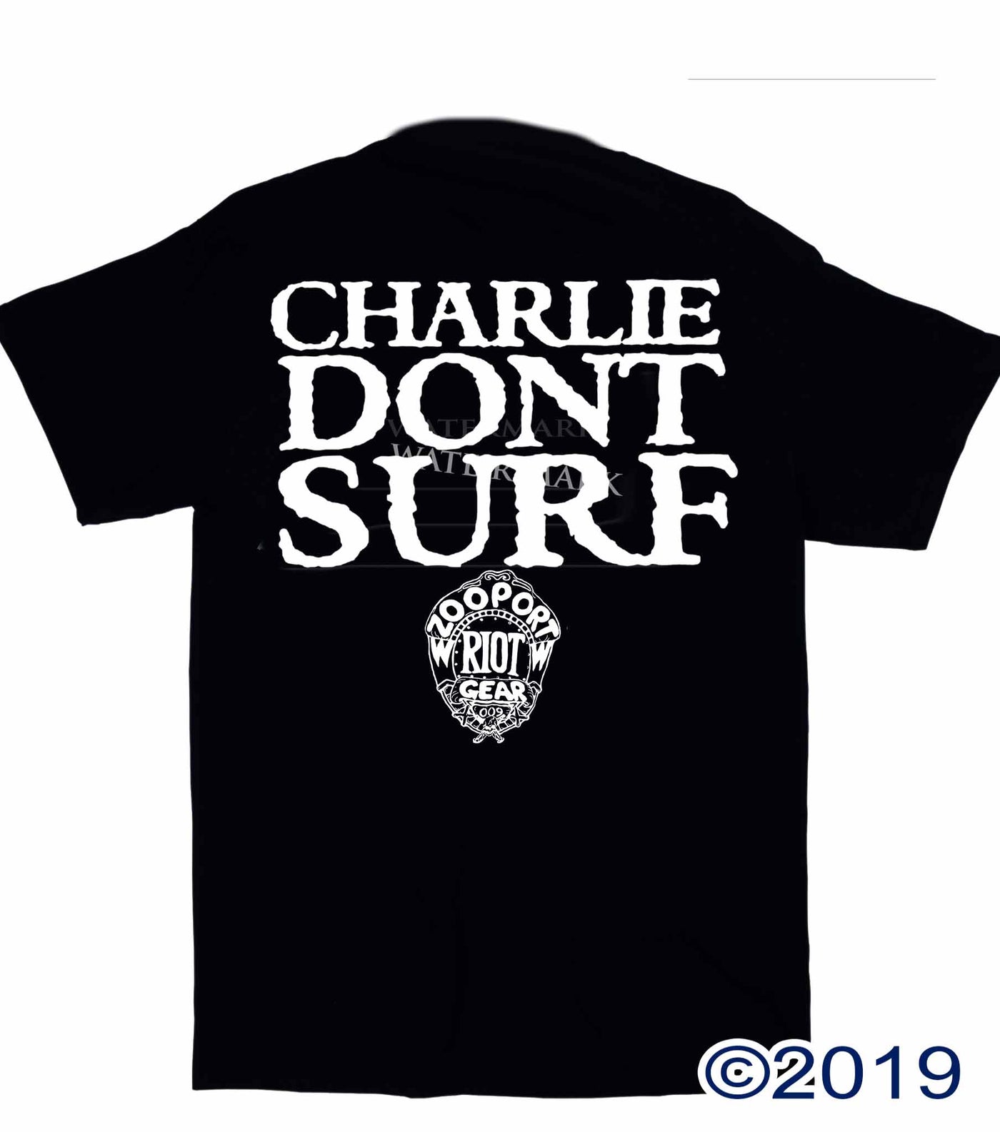 Charles Manson Charlie Don't Surf Zooport Riot Gear Shirt