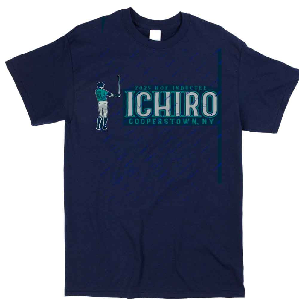 2025 Ichiro Hall of fame Induction Cooperstown Shirt