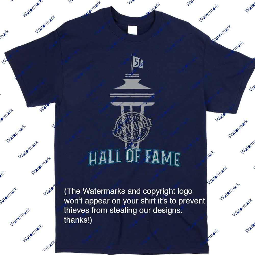 Seattle Space Needle Hall of fame Induction shirt