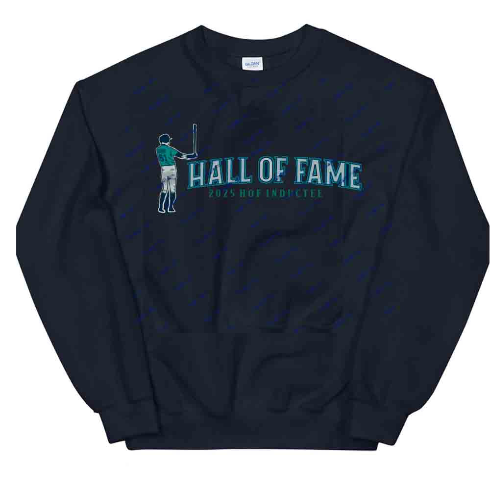 2025 Hall of Fame Induction Crewneck Sweatshirt Ichiro Suzuki Shirt