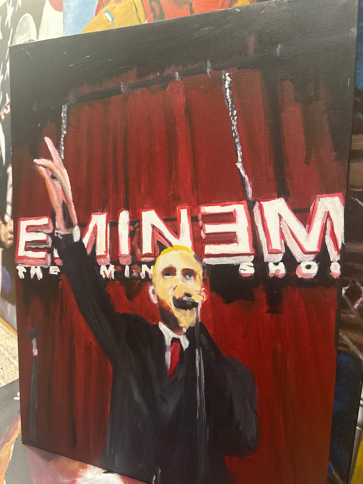 "Please Stand up" Marshall Mathers Painting