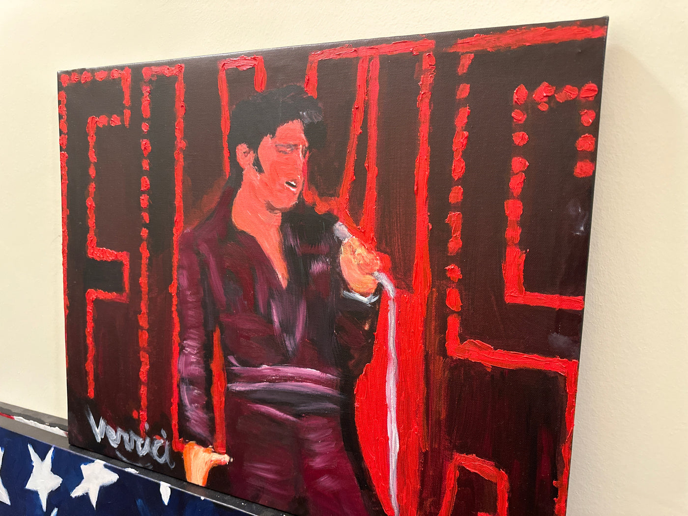 "The Comeback" Elvis Presley painting