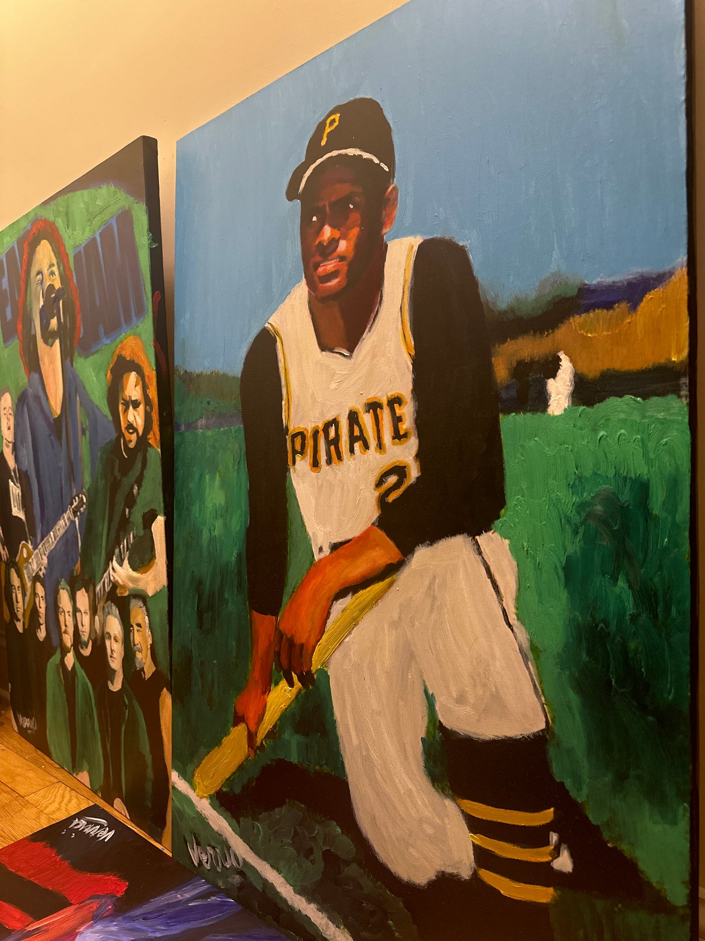 'The Great One' Roberto Clemente Painting