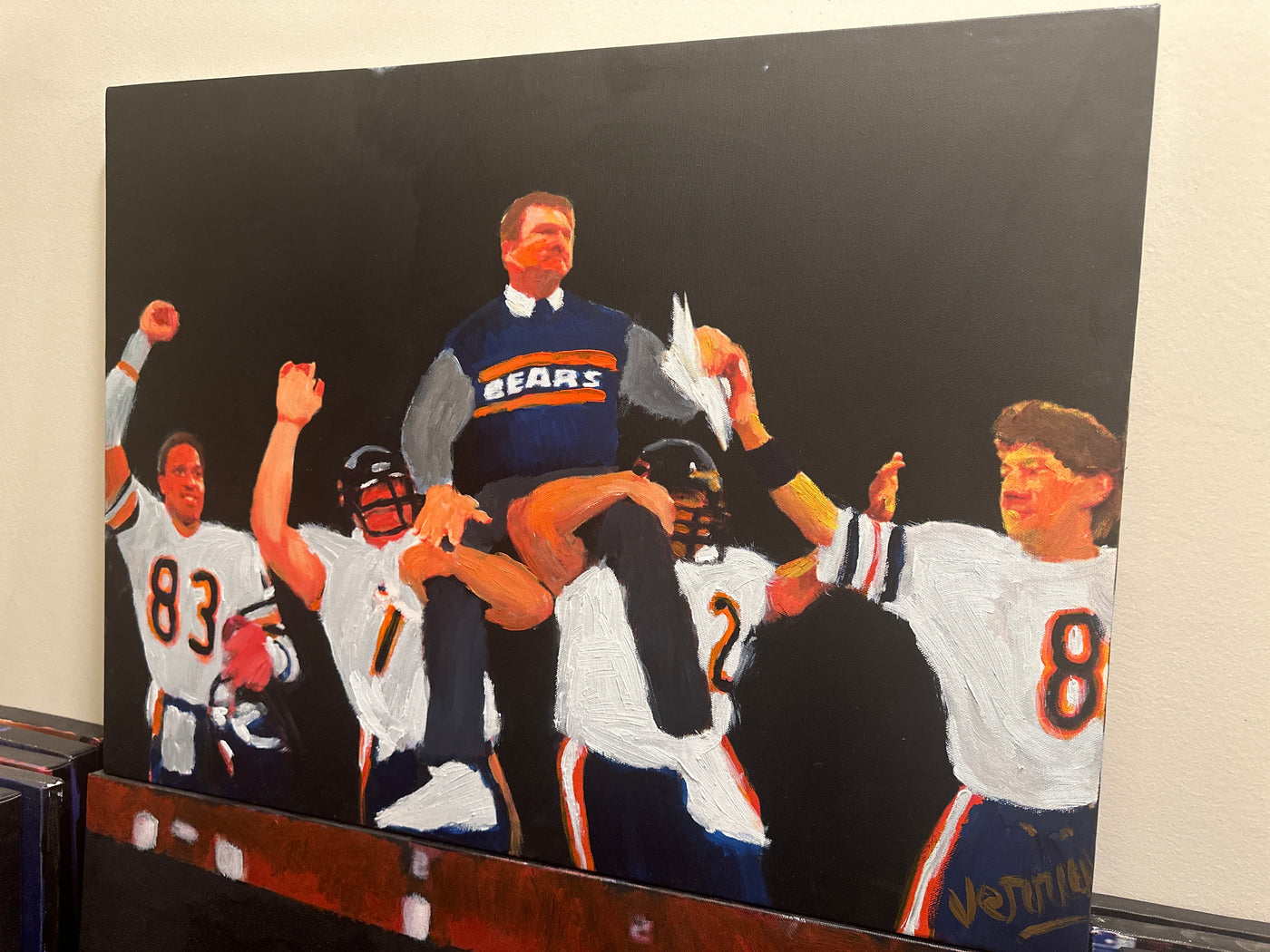 "1985" Mike Ditka Chicago Bears Painting