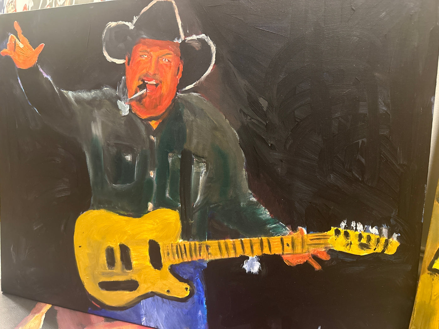 "Roll on Thunder" Garth Brooks Painting