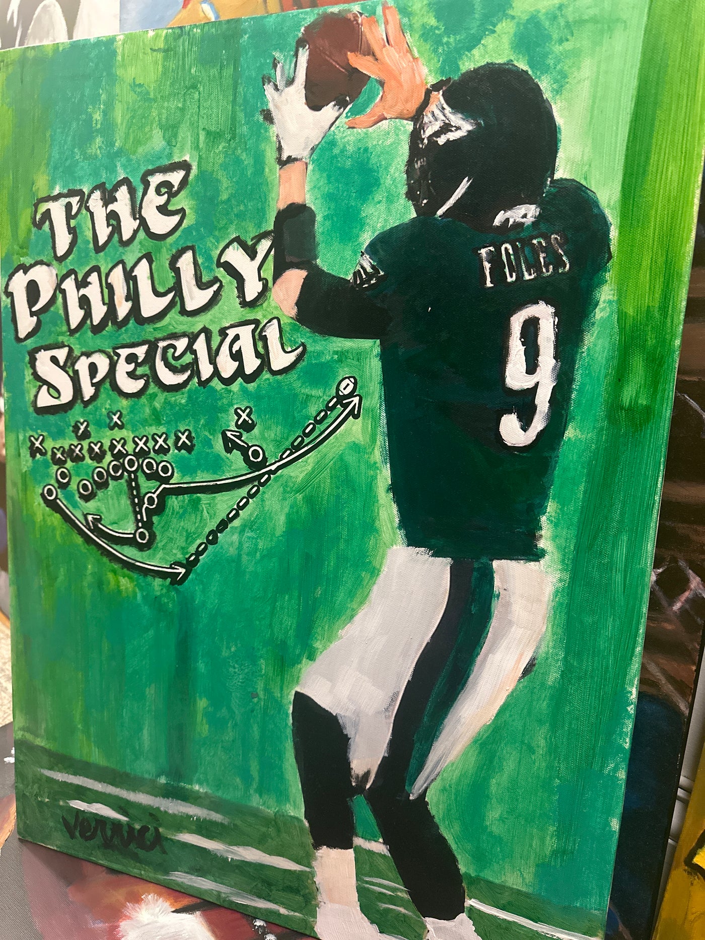 "Philly Special" Nick Foles painting