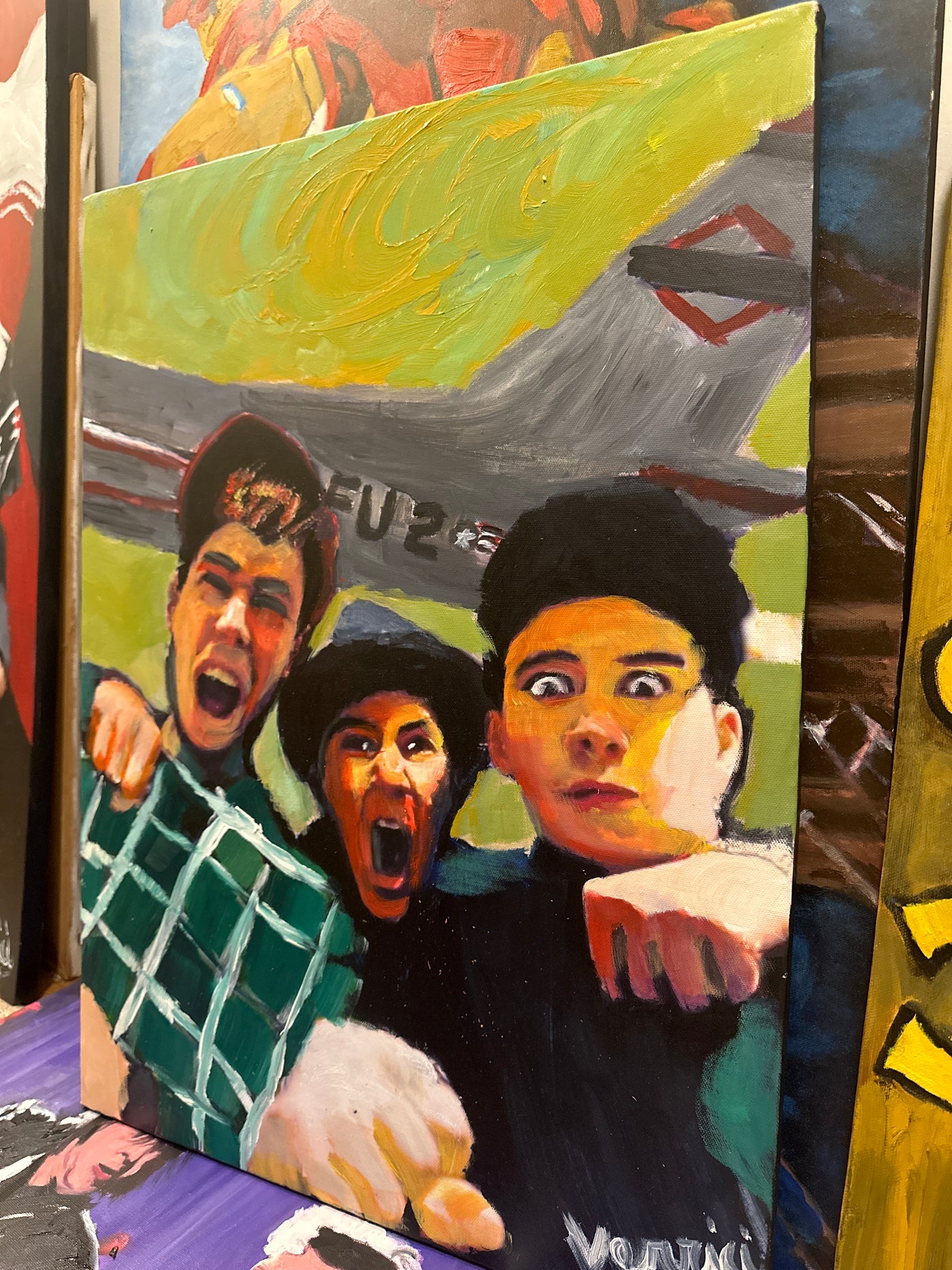 "Fight For Your Right" Beastie Boys Painting