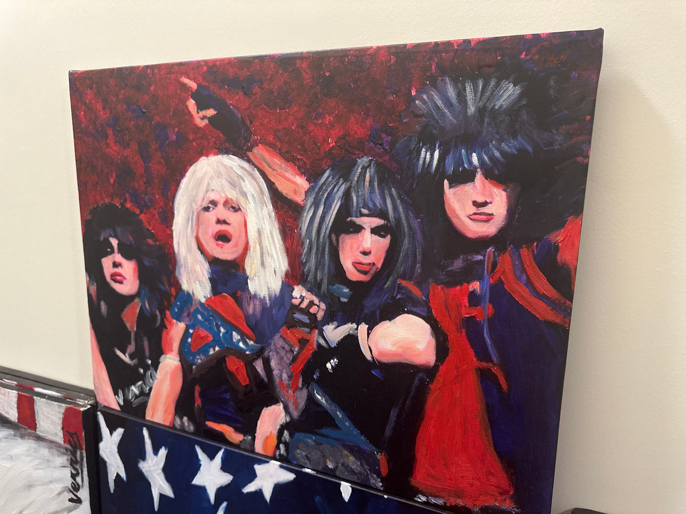 Crue Love Motley Crue Inspired Painting