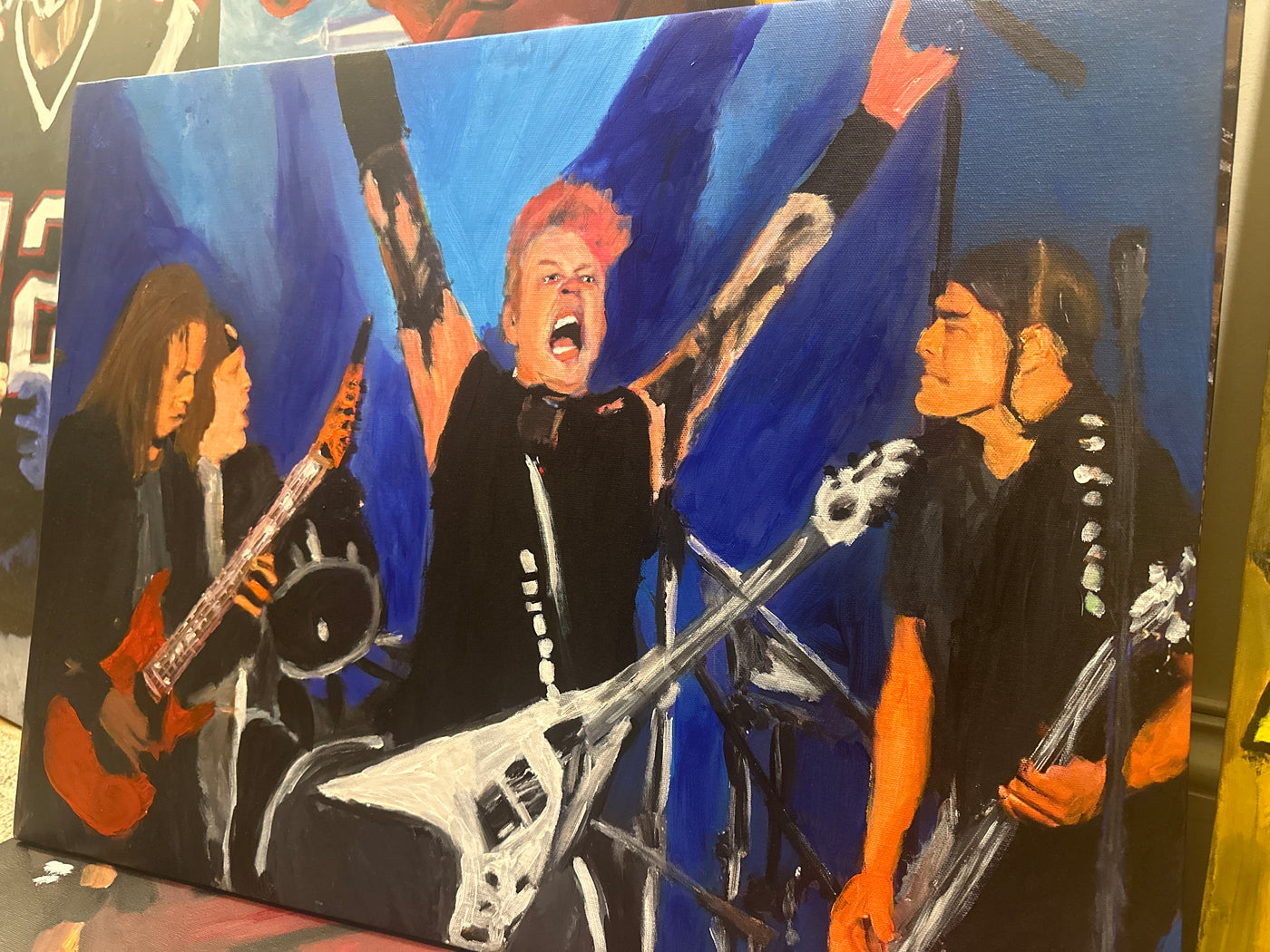 "Master of Metal" - Metallica Inspired Painting