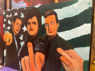 "Alien Nation" Billie Joe Armstrong Painting