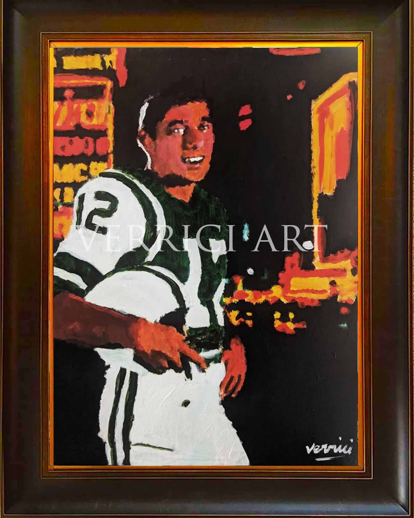 "Broadway Joe" Joe Namath Painting