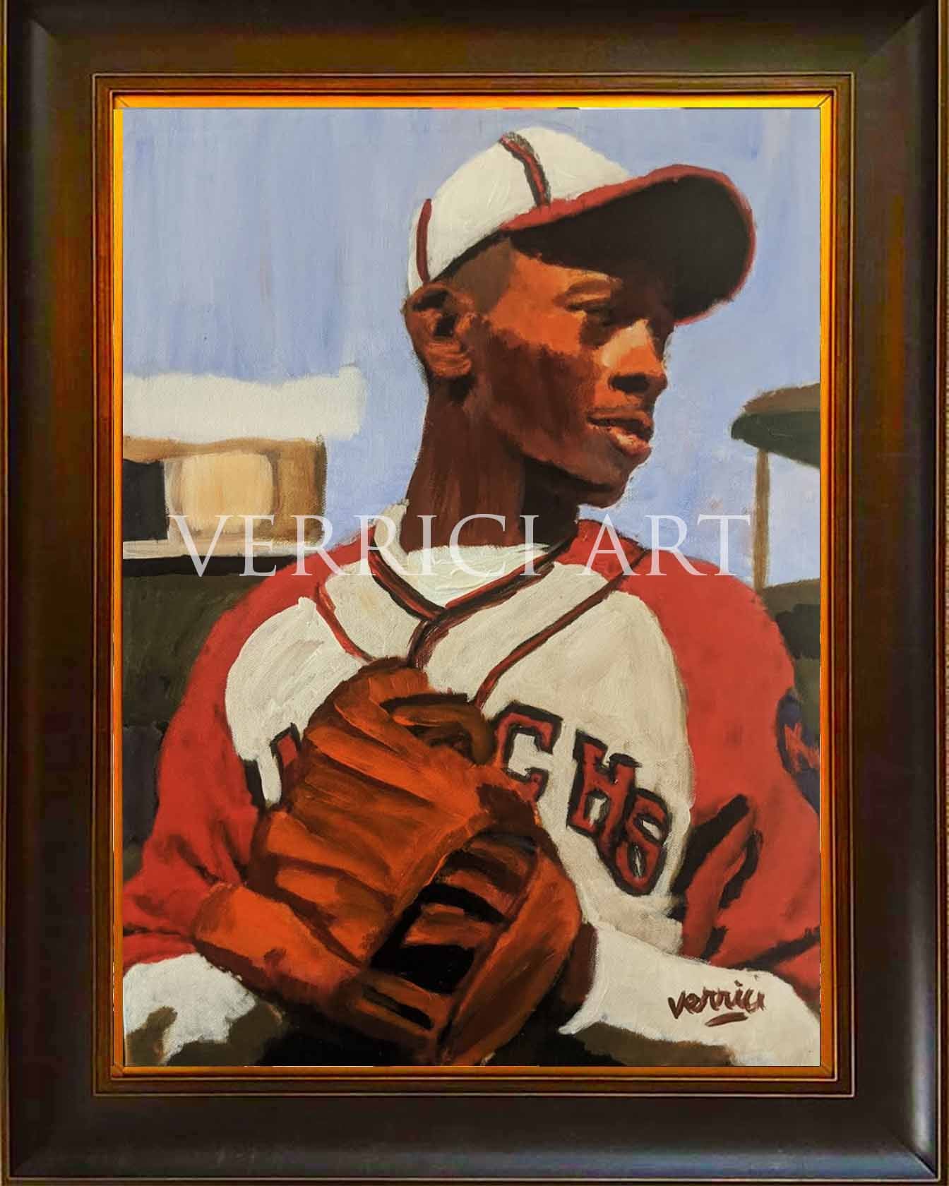 "Satch"  Satchel Paige Negro Leagues Painting