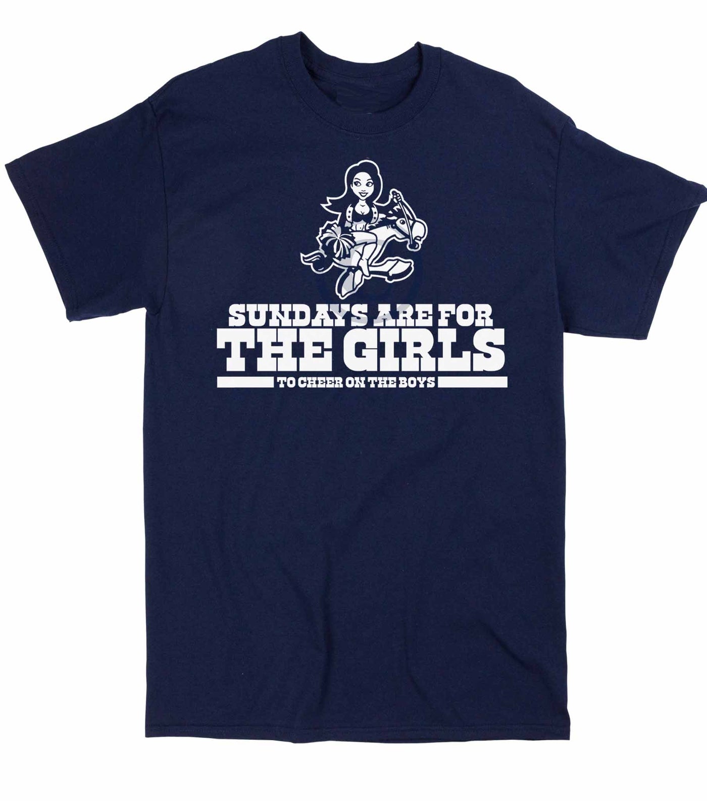 Sundays are for the Girls to Cheer on the Boys shirt