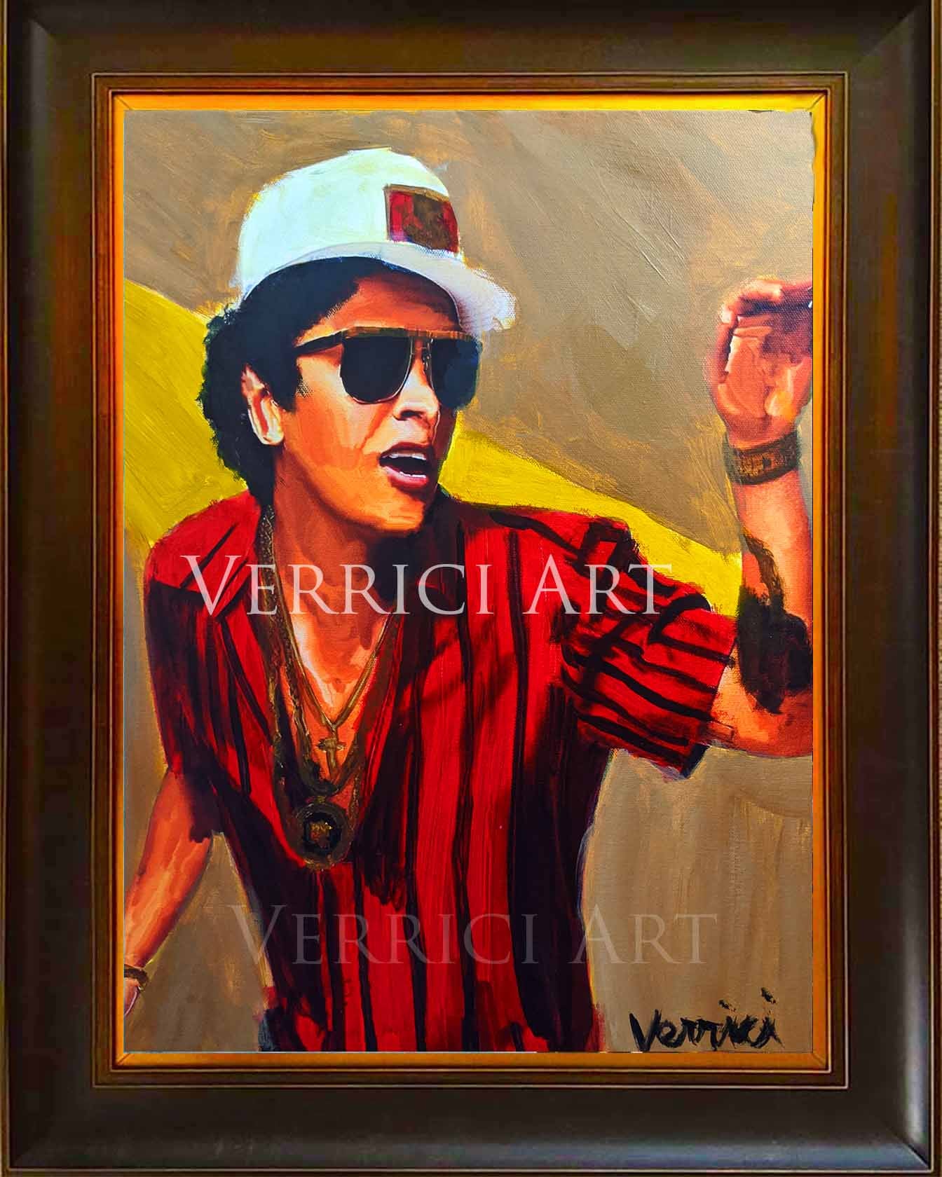 "24 Players Only" Bruno Mars Painting