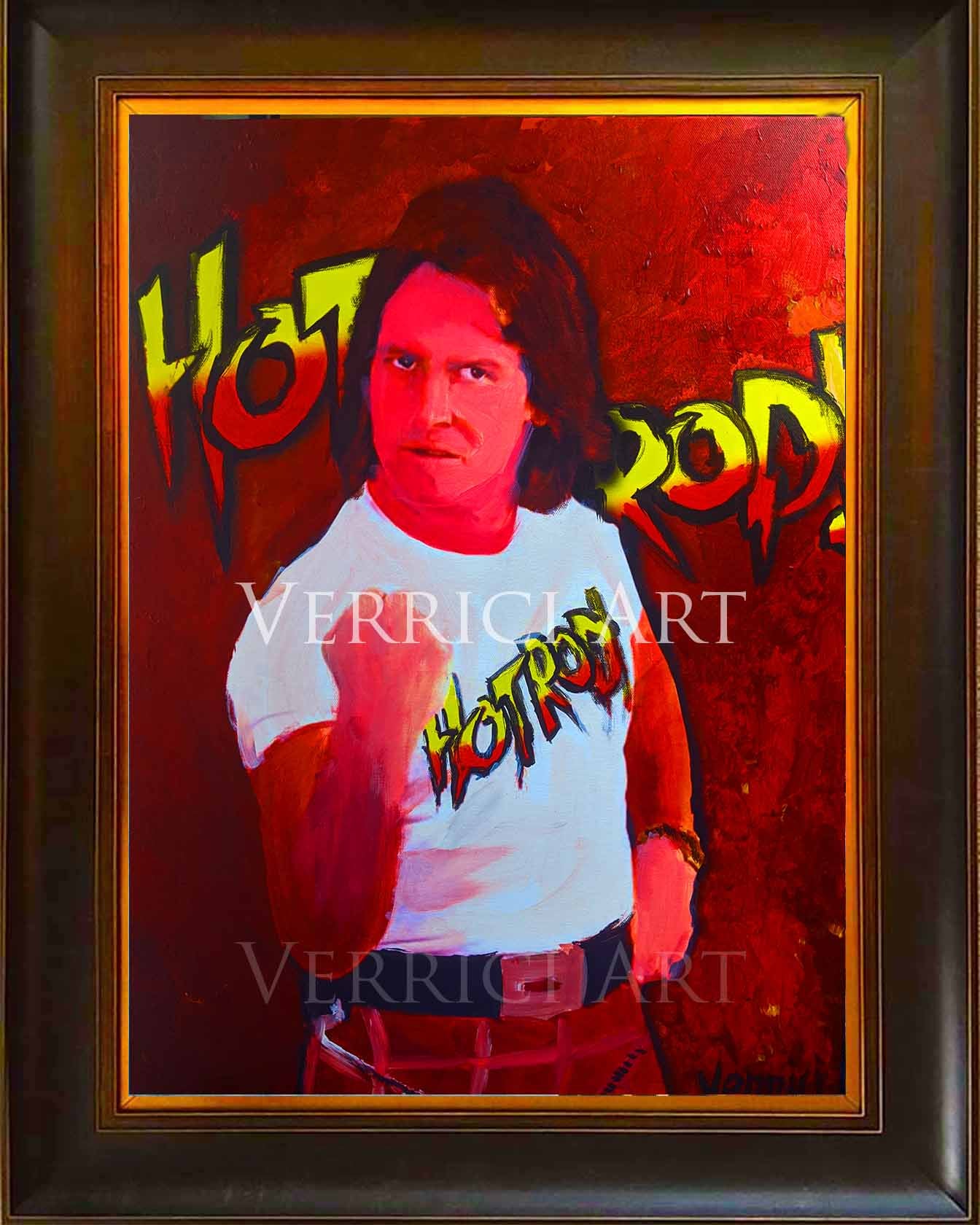 "Very Hot" Roddy Piper Painting