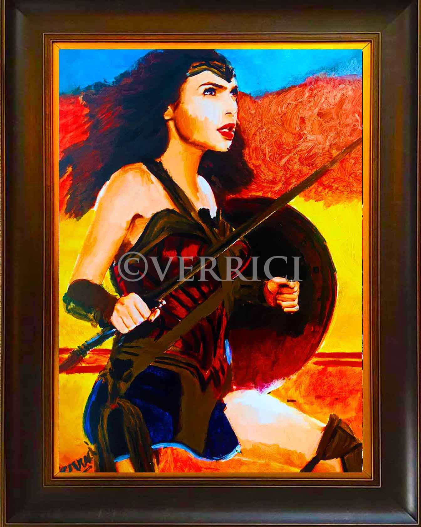 "1984" Gal Gadot as Wonder Woman Painting