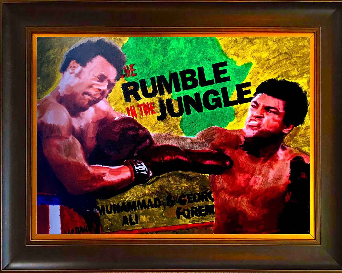 "Rumble in the Jungle" Muhammed Ali vs George Foreman