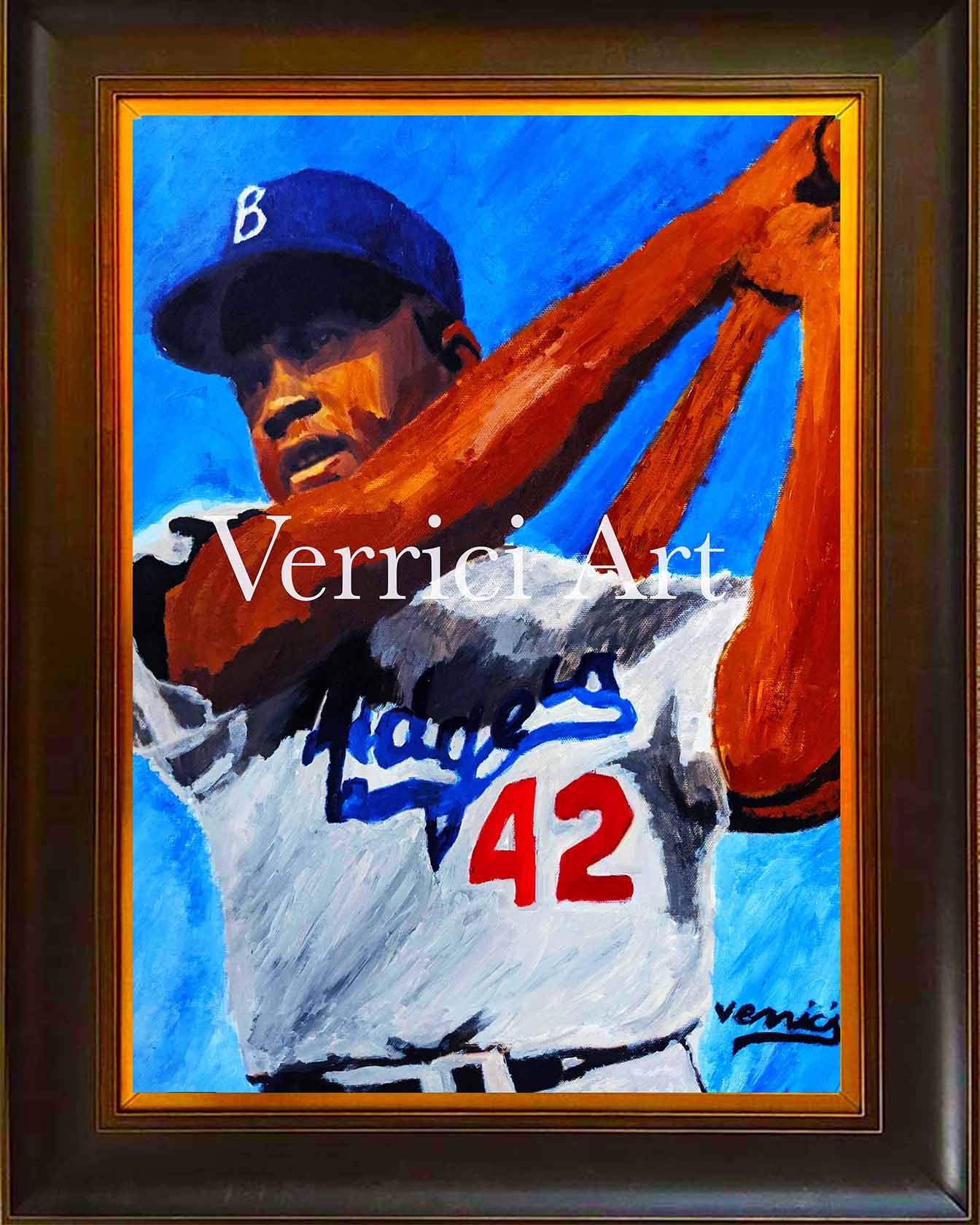 "42 Forever" Jackie Robinson Painting