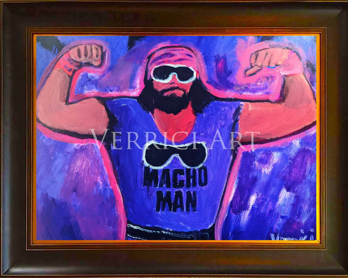 "Stay Macho" Randy Savage Painting