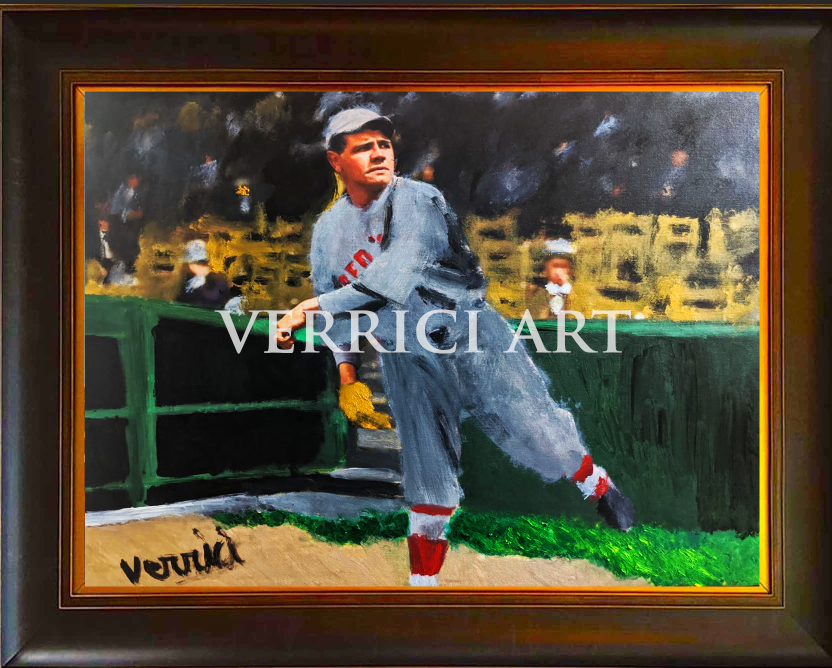 Babe Ruth Boston Red Sox Painting