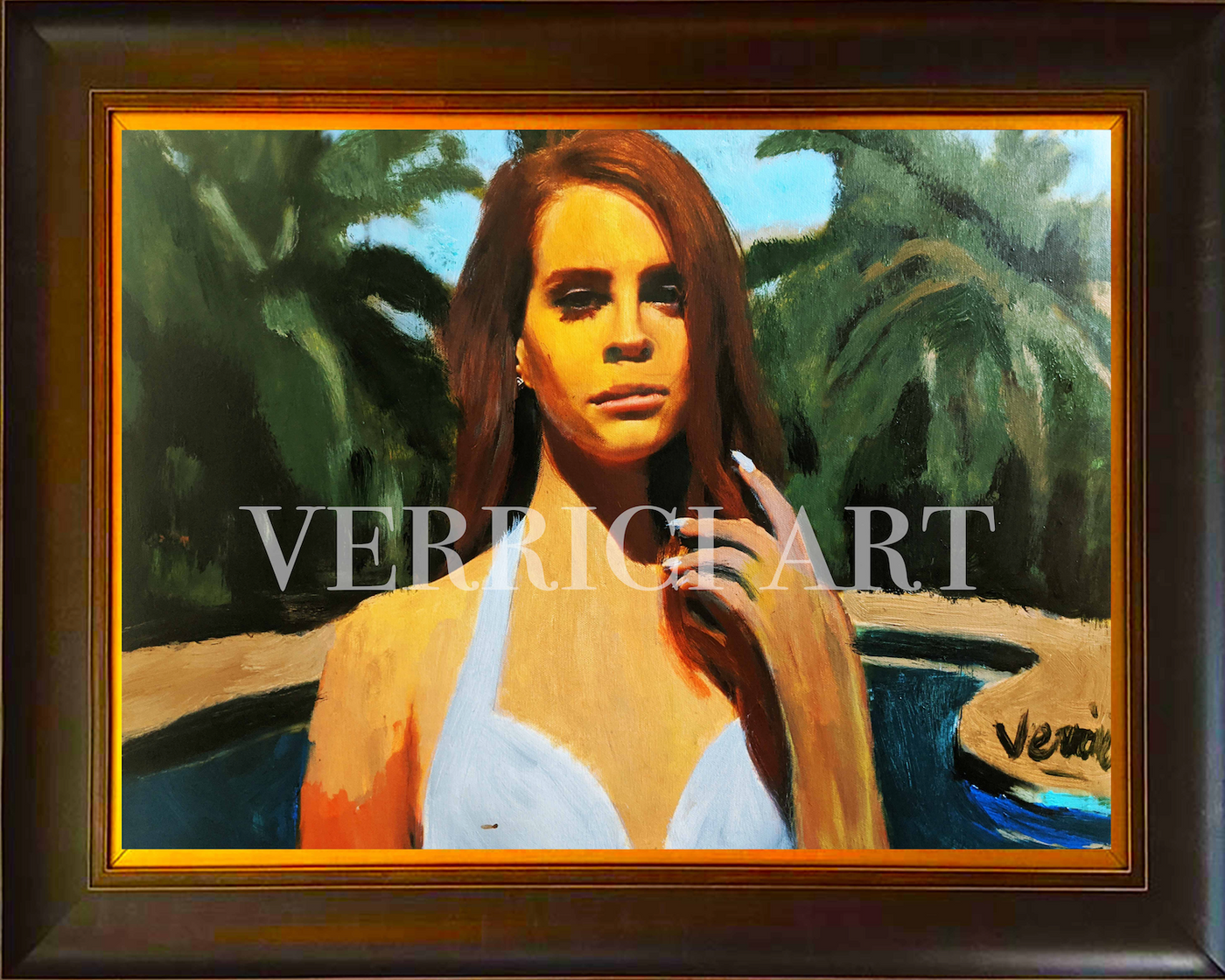 "In Paradise" Lana Del Rey Painting