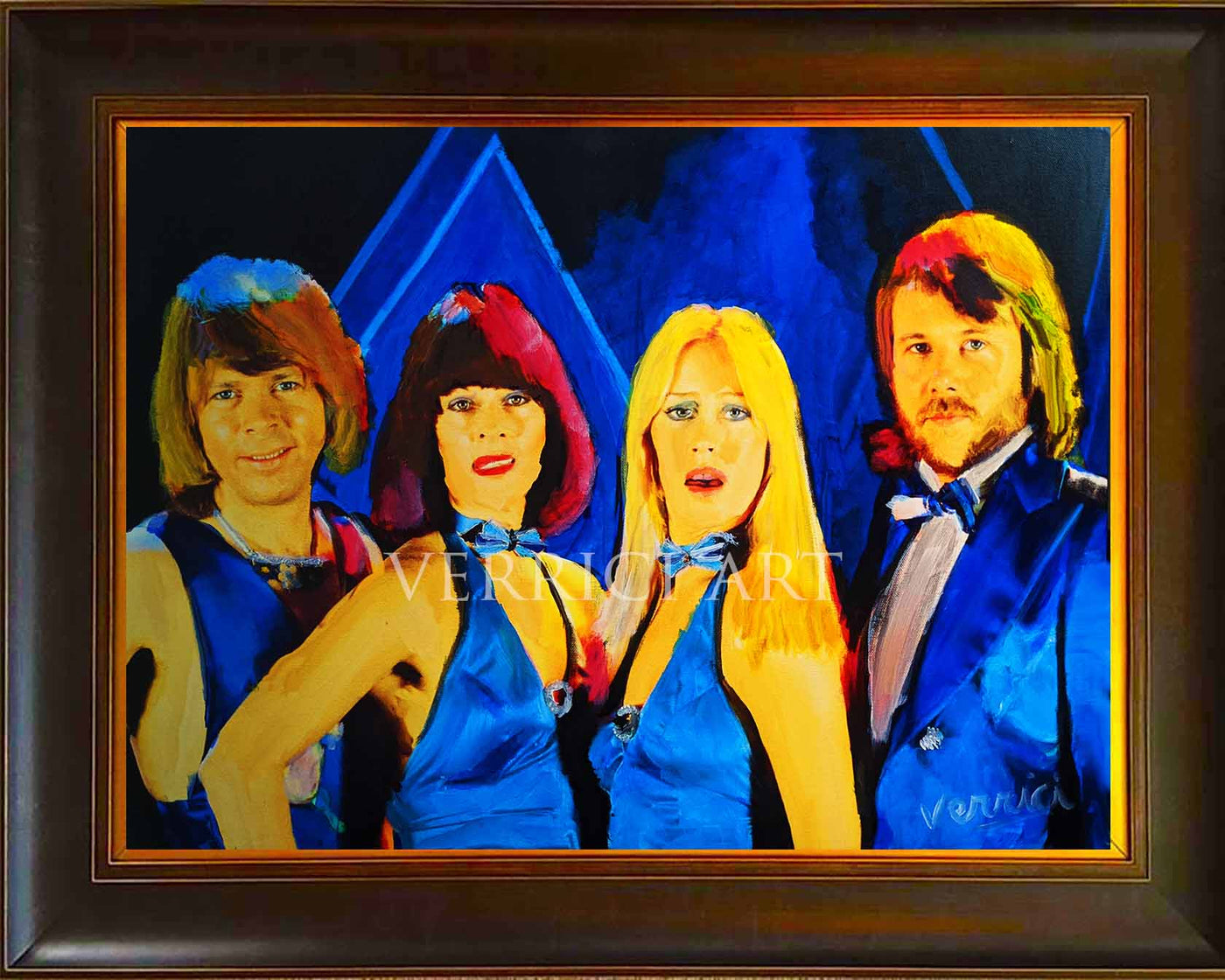 "Dancing After Midnight" Abba Painting