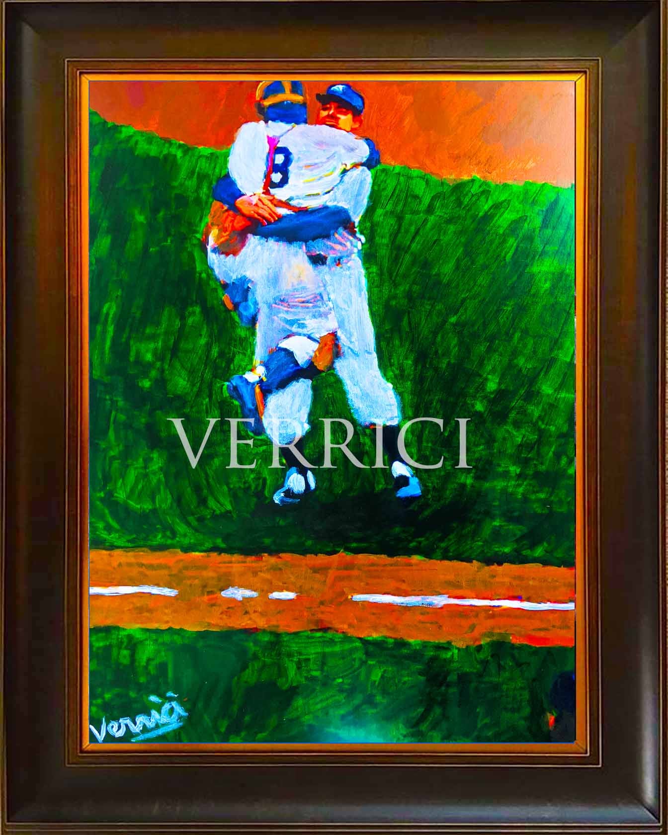 "Perfect Game" Don Larsen & Yogi Berra Painting