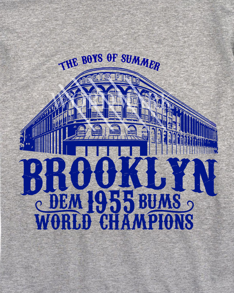 Ebbets Field 1955 World Champions shirt