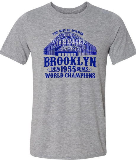 Ebbets Field 1955 World Champions shirt