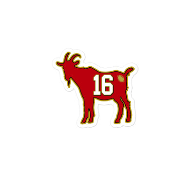 San Francisco Football Goat sticker