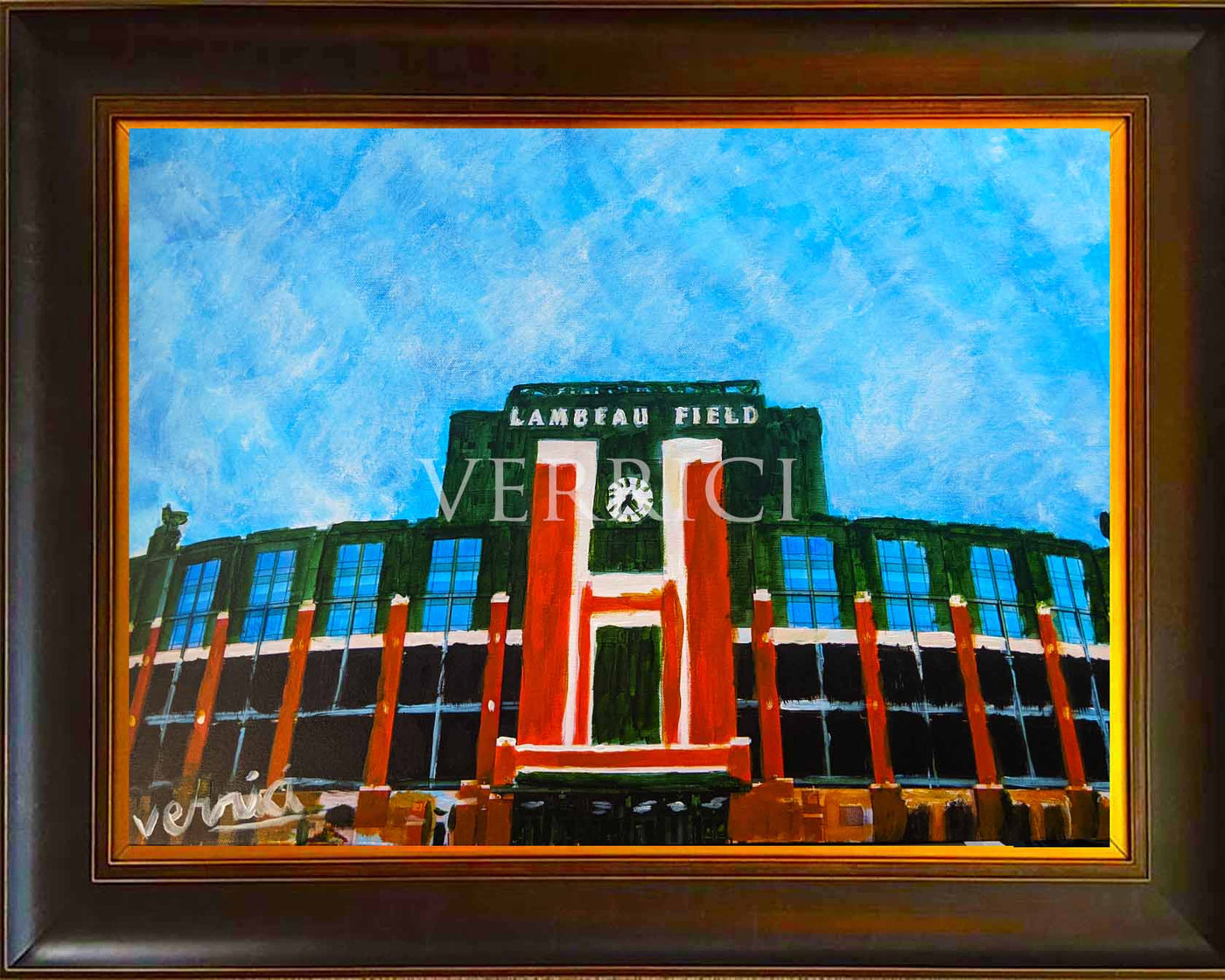 "Frozen Tundra" Lambeau Field Painting