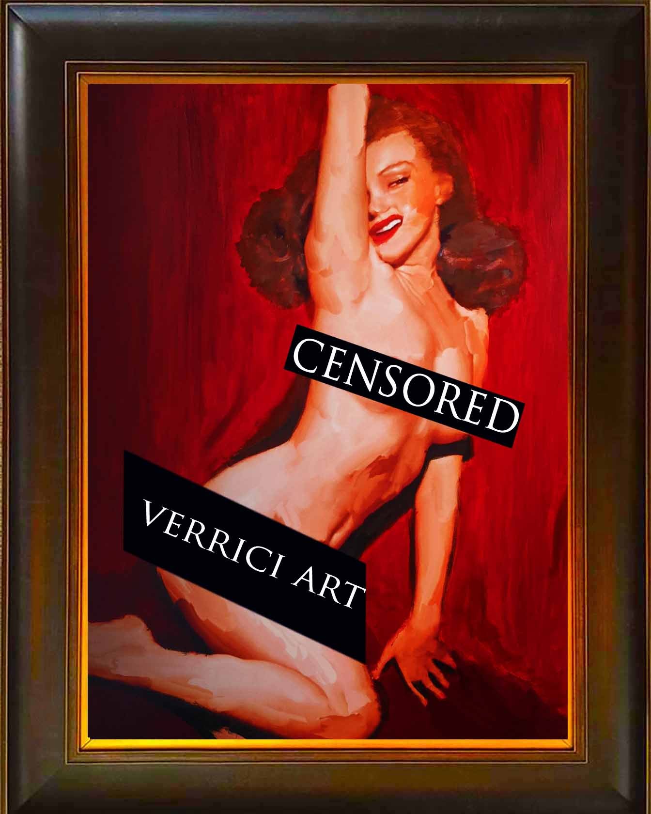 "Norma Jean Pinup" Marilyn Monroe Painting