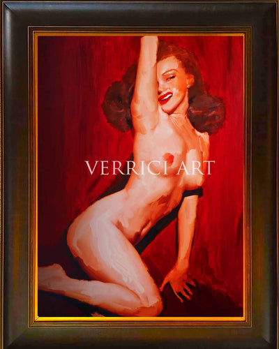 "Norma Jean Pinup" Marilyn Monroe Painting