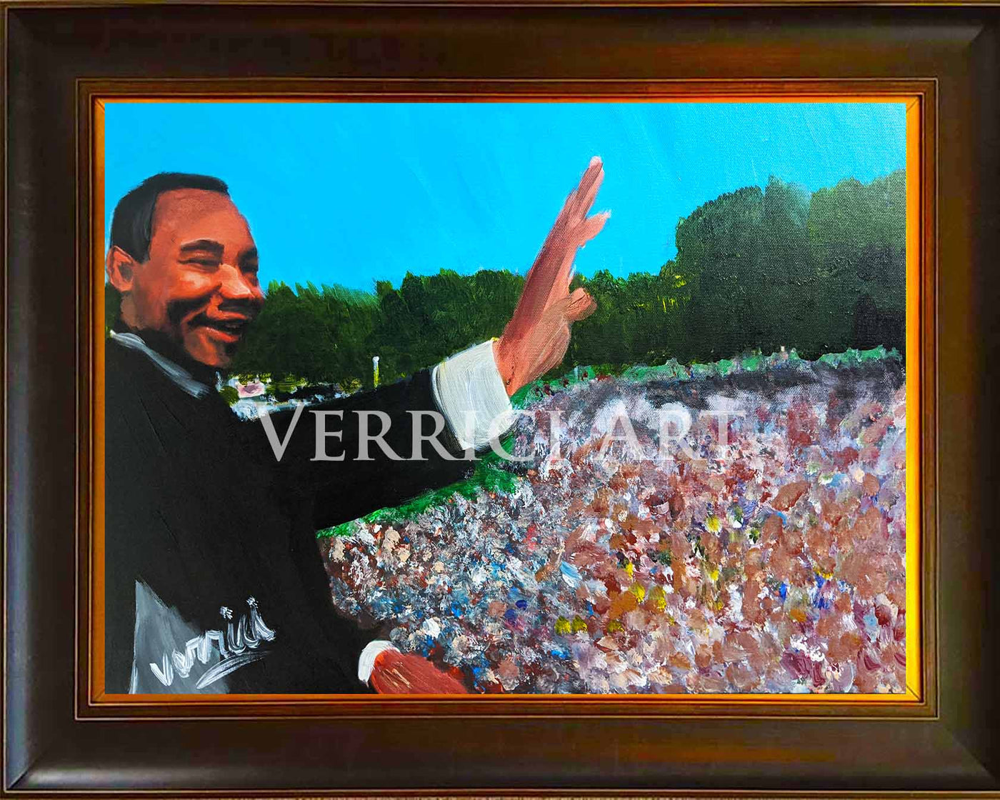 "Martin Has a Dream" Martin Luther King Jr Painting