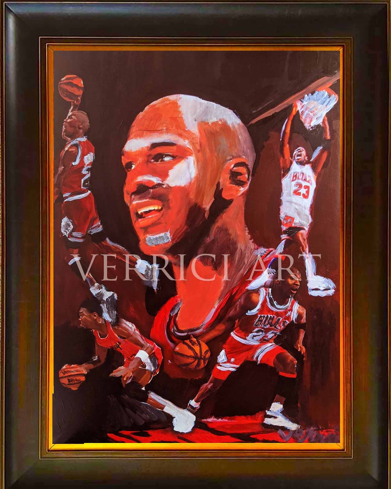 "Chicago Goat" Micheal Jordan Painting