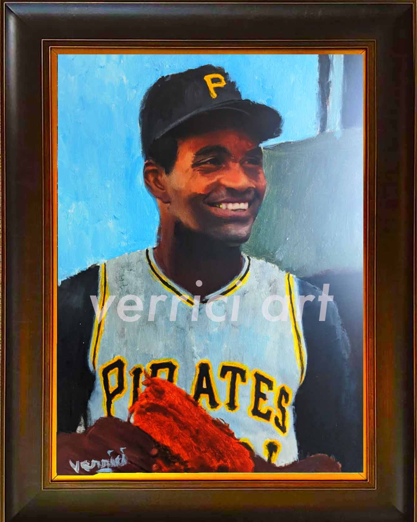 "The Great One" Roberto Clemente Painting