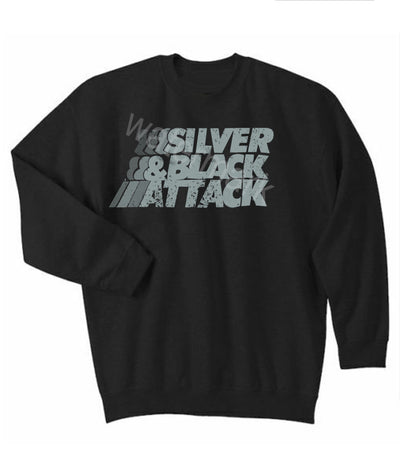 Silver and Black Attack Shirt