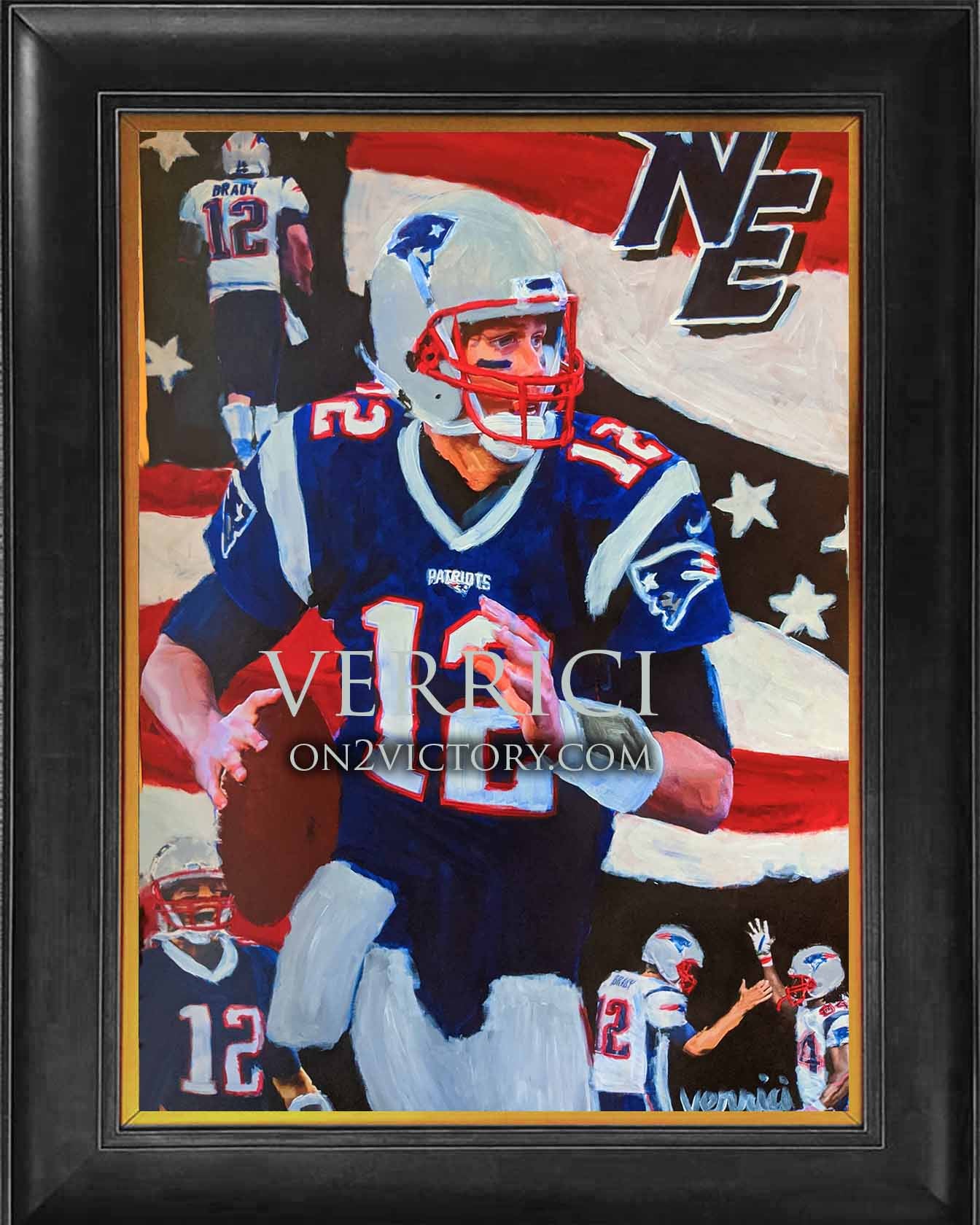 "Fearless" Tom Brady Painting