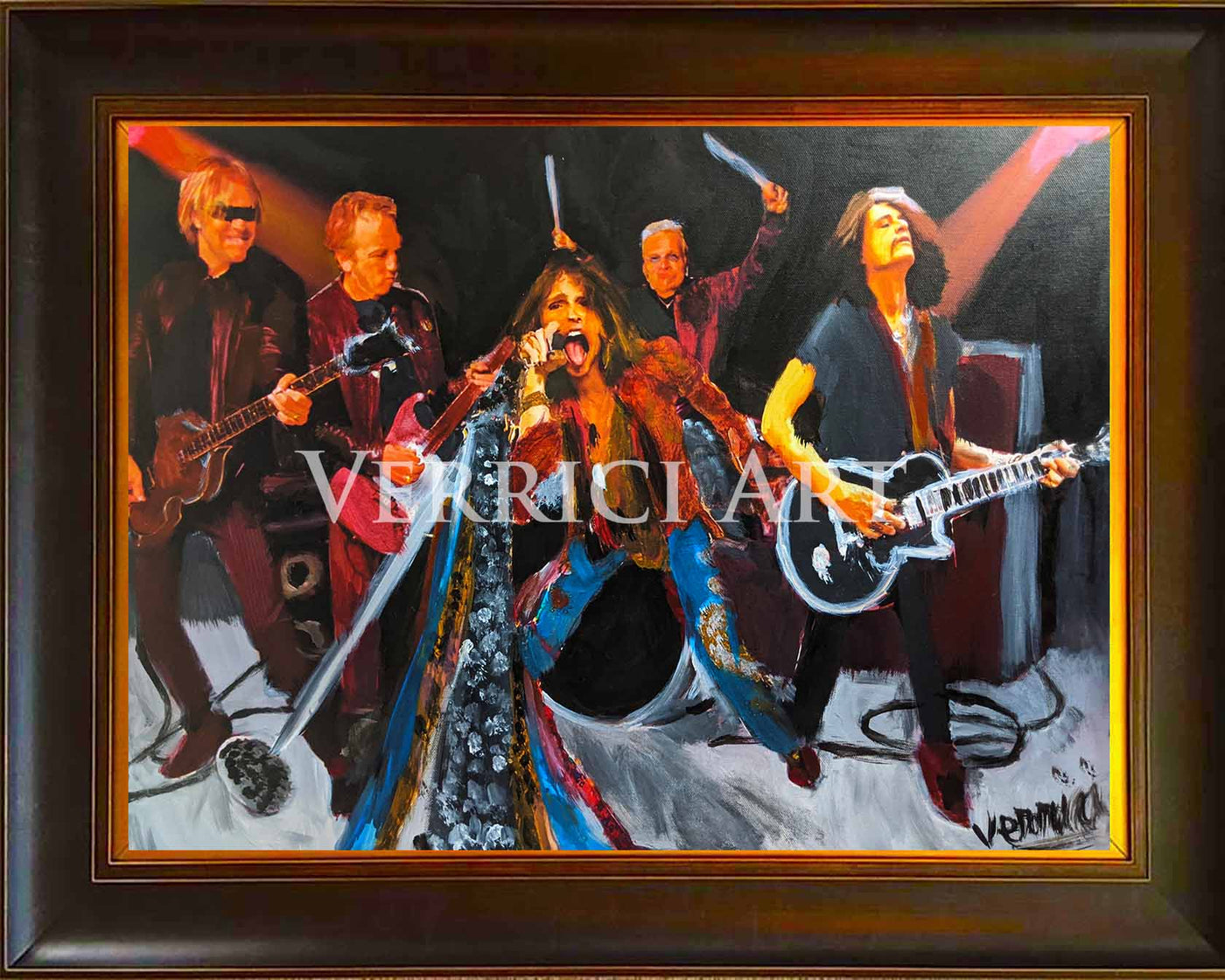 "Keep Dreaming On" - Steven Tyler & Joe Perry Painting