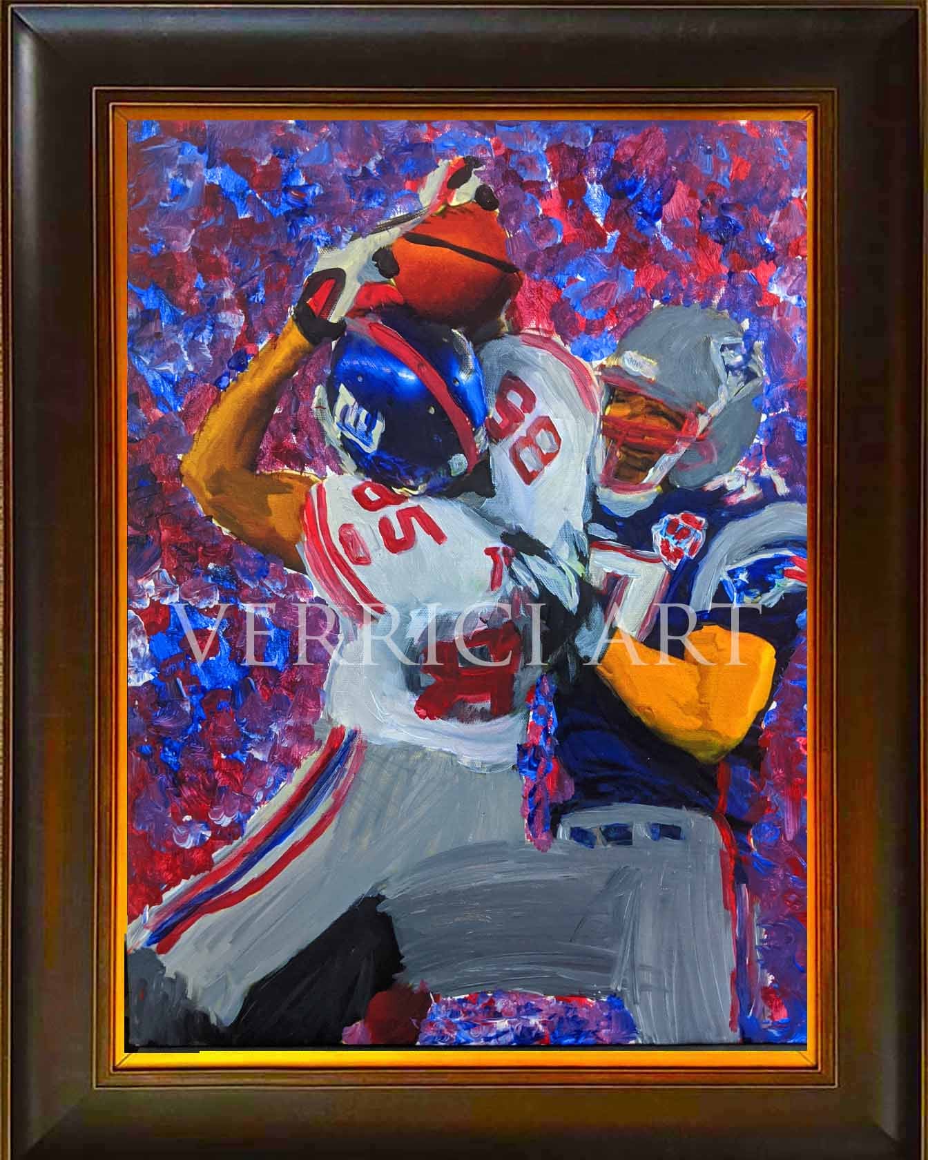 "The Catch" David Tyree Painting