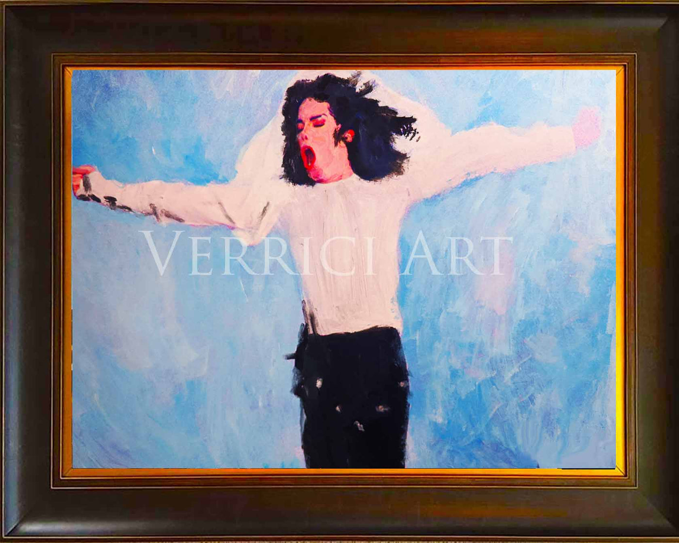 "King of Thrill" Micheal Jackson Painting