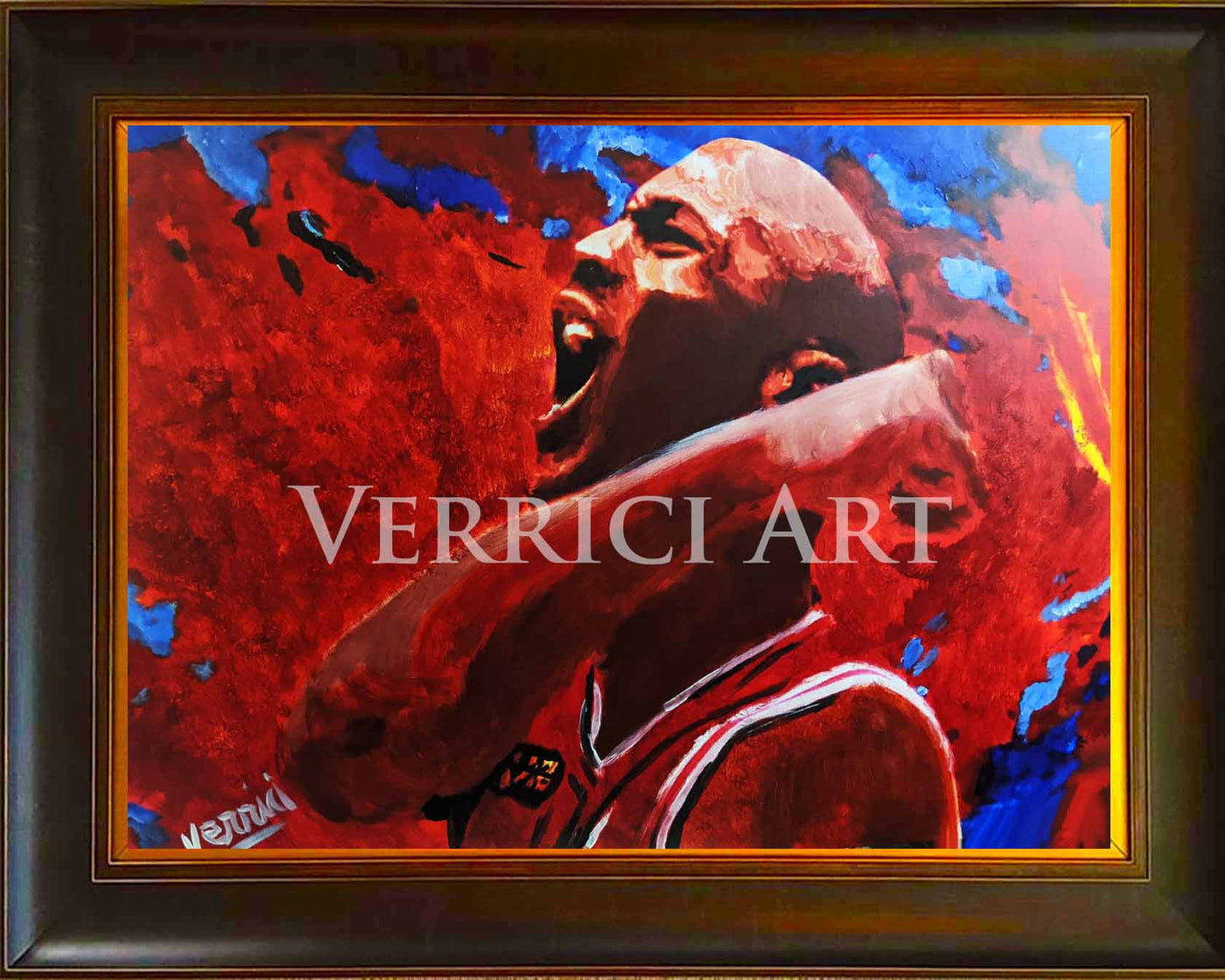 "The Scream" Micheal Jordan Painting