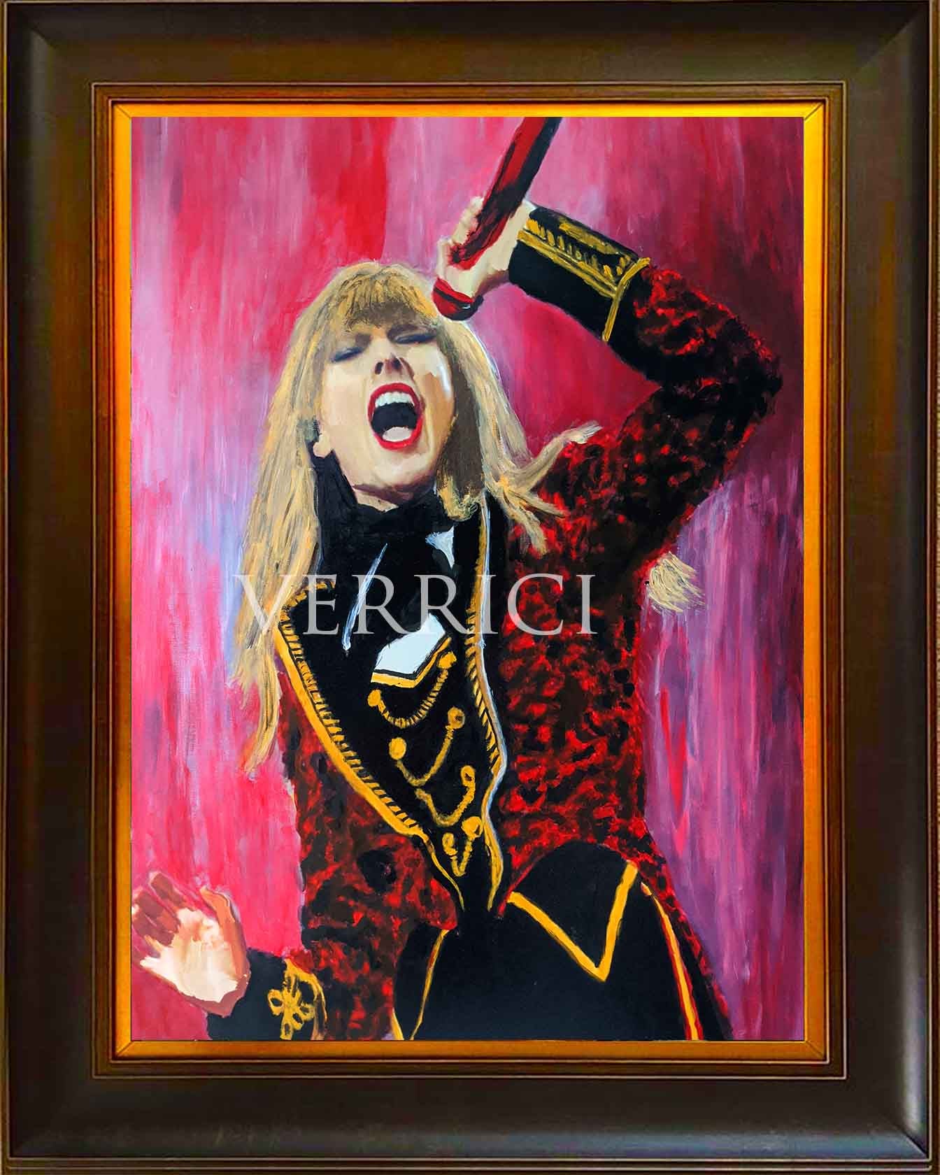 "Burning Red" Taylor Swift Painting